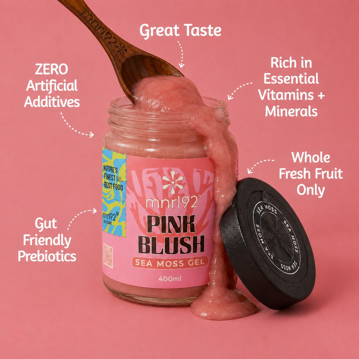 Pink Blush Sea Moss 400ml