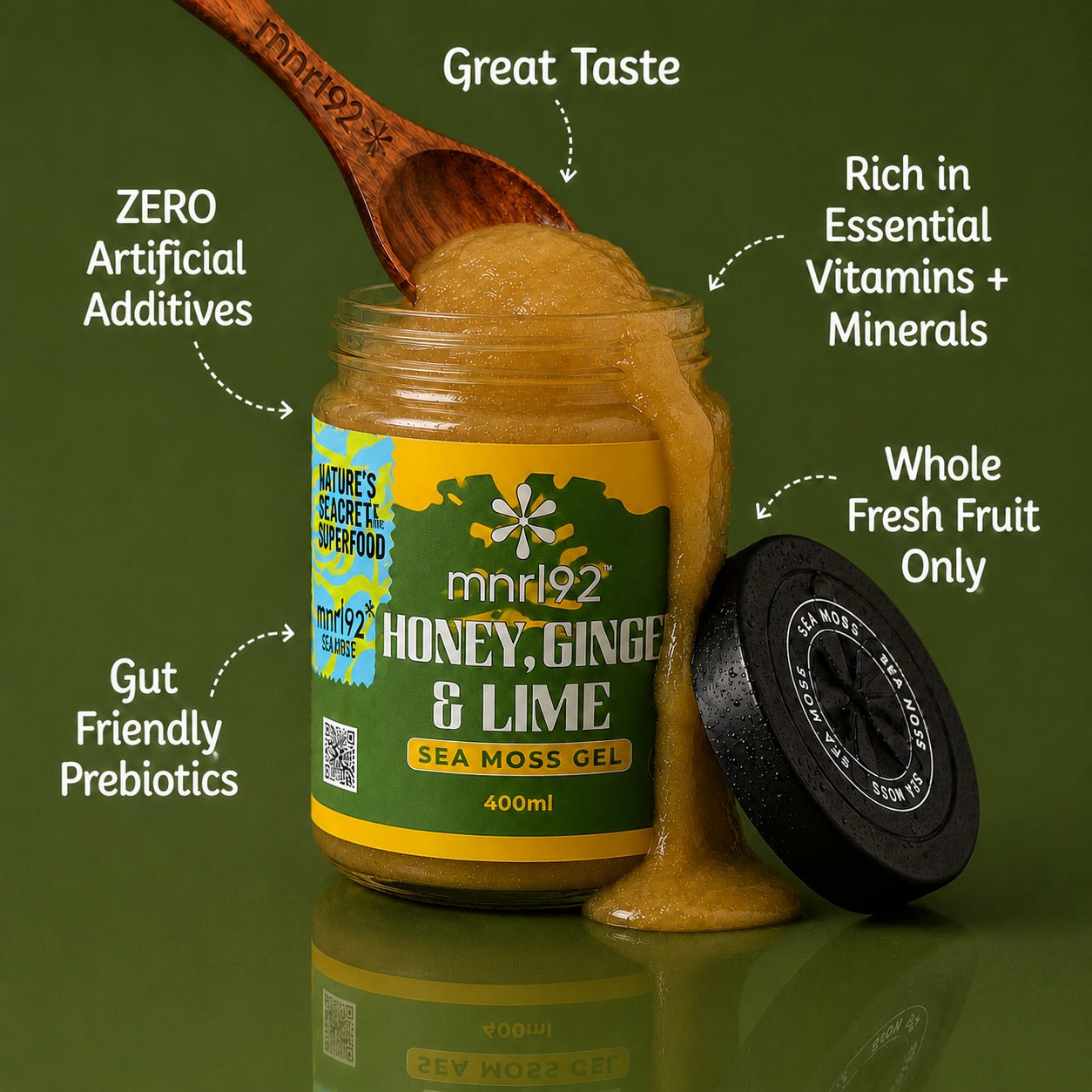 Honey, Ginger & Lime Sea Moss 400ml